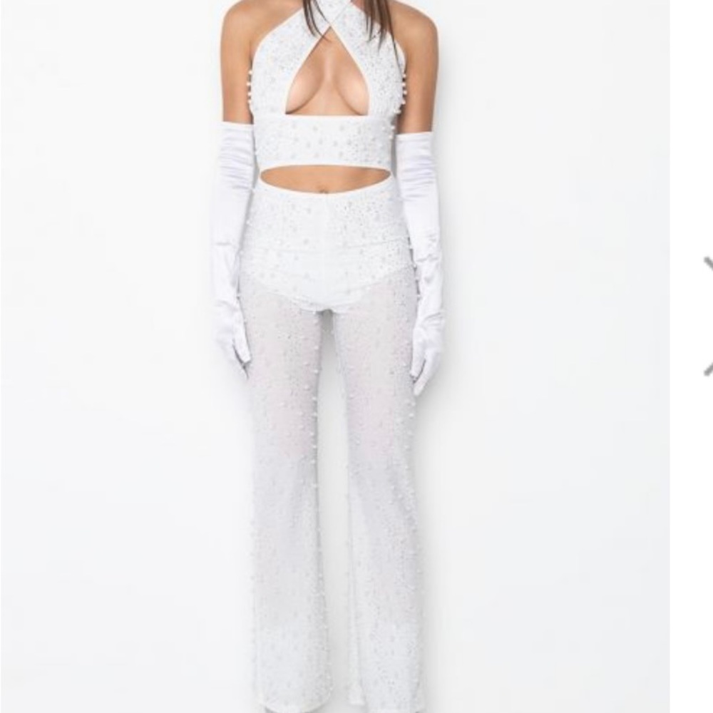 AKIRA DULCE PEARL JUMPSUIT